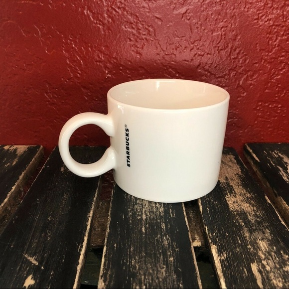 Starbucks Mug Coffee Cup Tea White Logo Minimalist Collectible Drink Clean 2017 - Picture 9 of 9